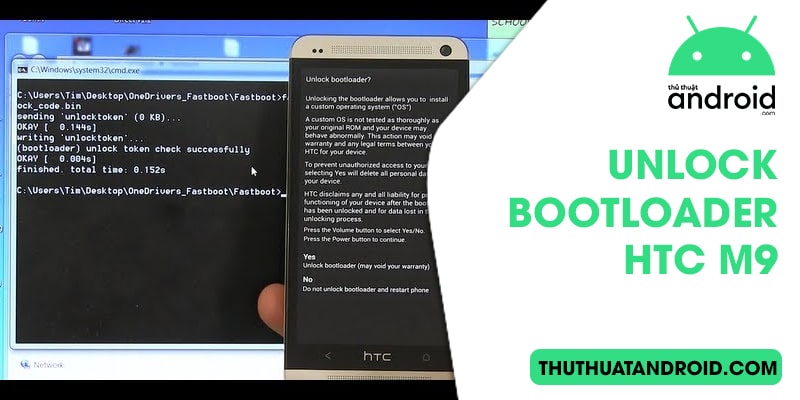 unlock bootloader htc m9