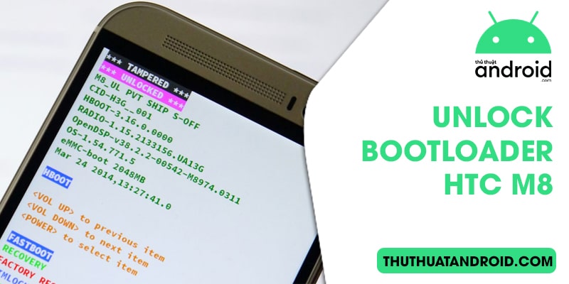 unlock bootloader htc m8