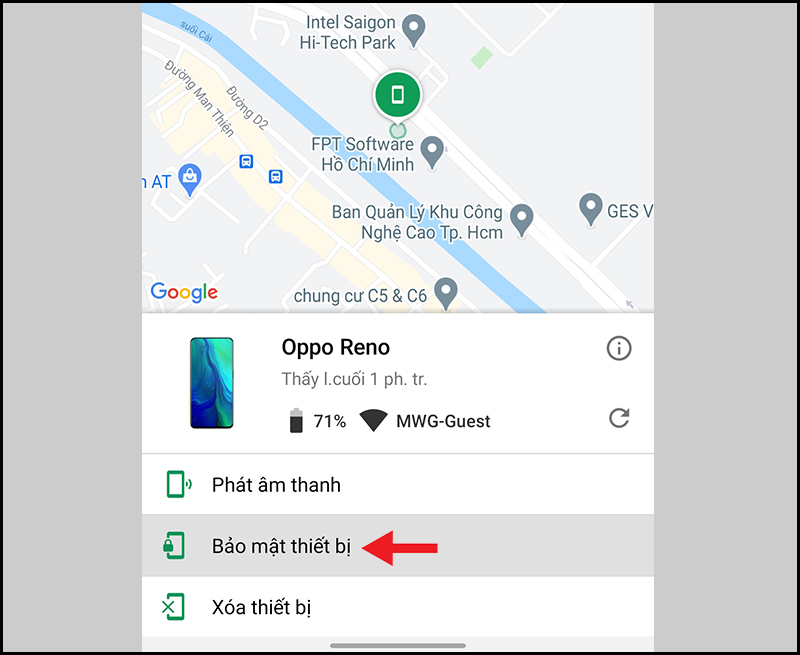 cách sử dụng android device manager