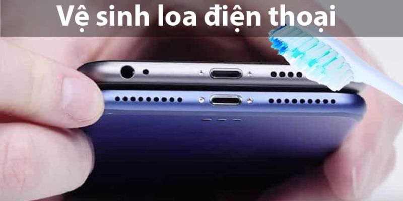 làm sạch loa điện thoại xiaomi