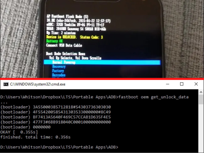 unlock bootloader cho điện thoại android