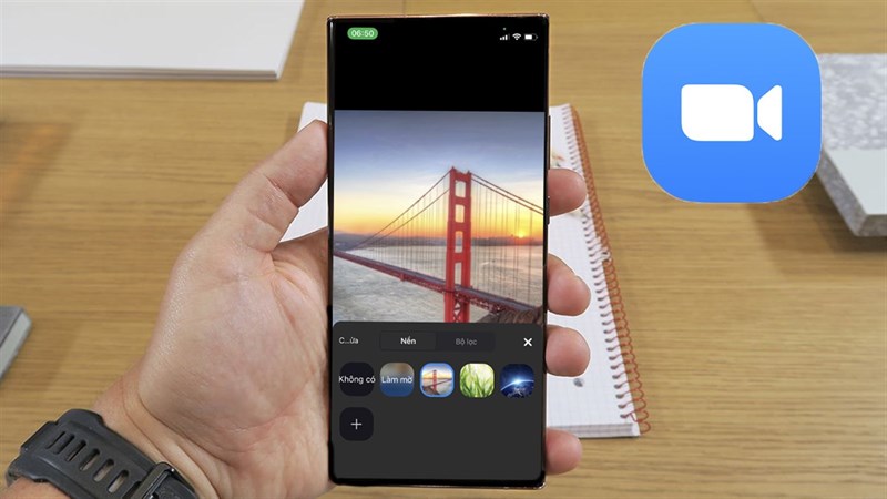 cách đổi hình nền trong Zoom trên điện thoại Android