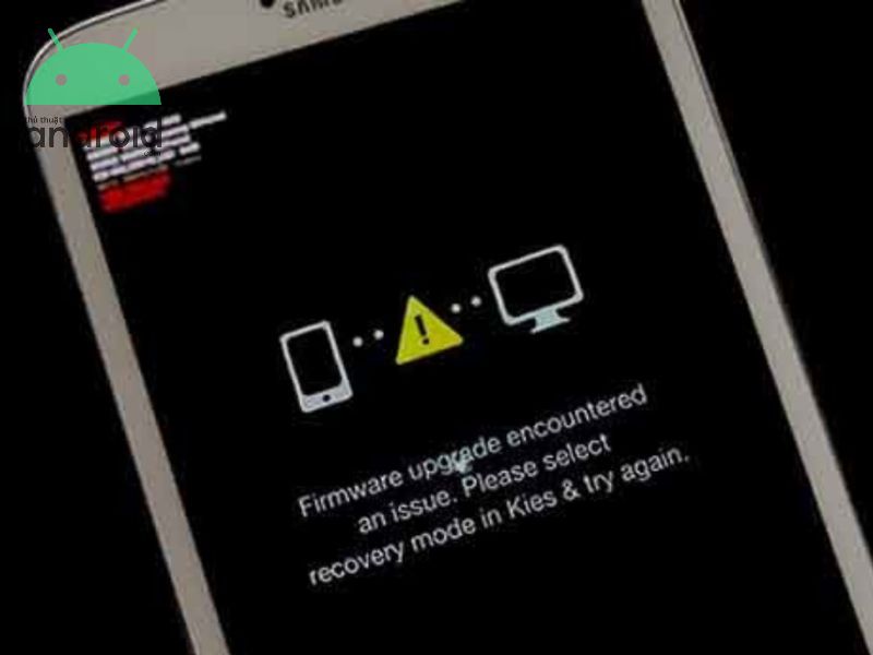 lỗi firmware upgrade encountered an issue