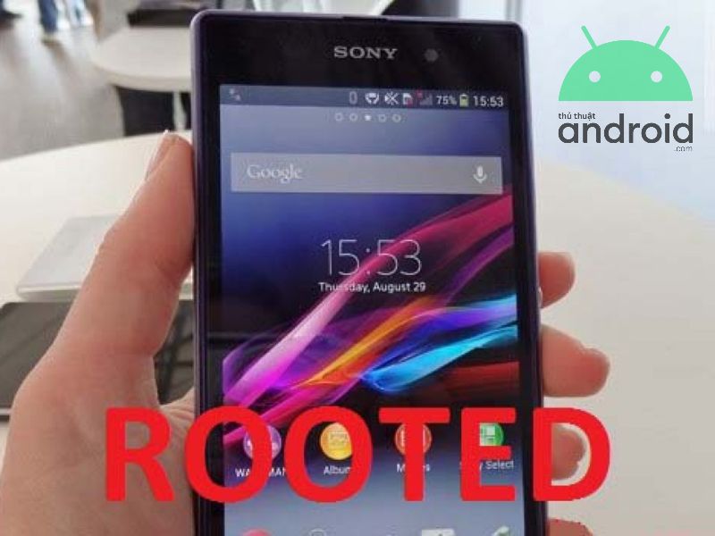 root máy sony