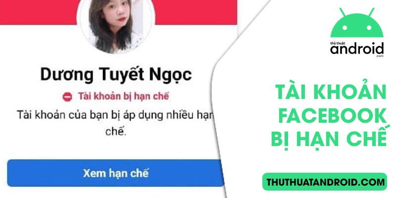 Tài khoản Facebook bị hạn chế