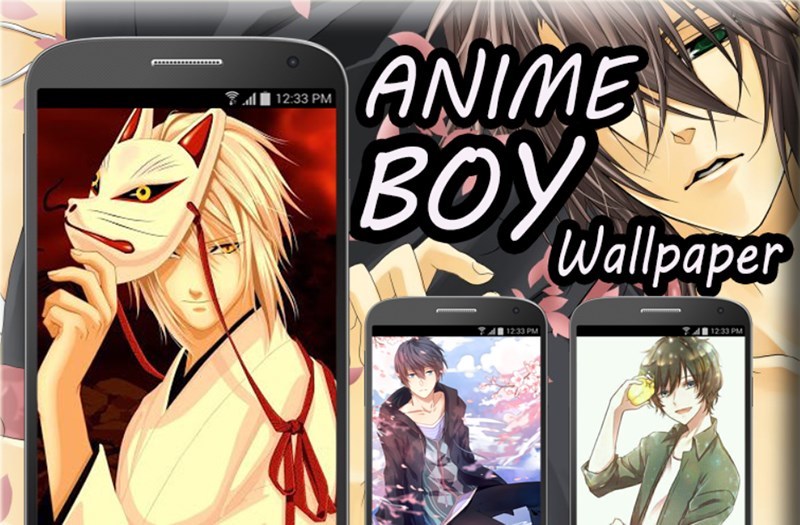 Phần mềm ứng dụng Anime Boy Wallpaper - hình nền anime điện thoại