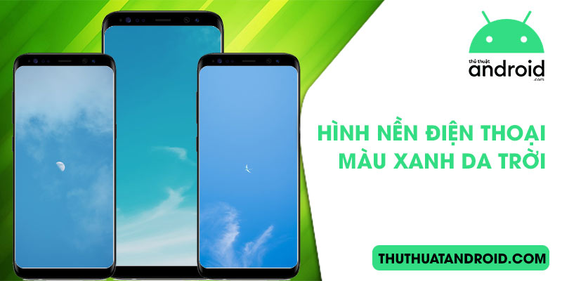 hình nền điện thoại màu xanh dương